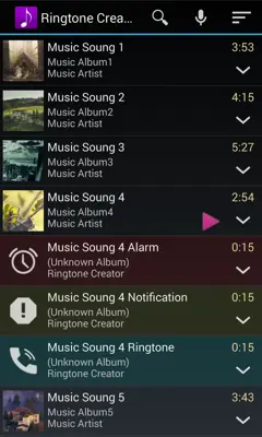 Ringtone Creator android App screenshot 8